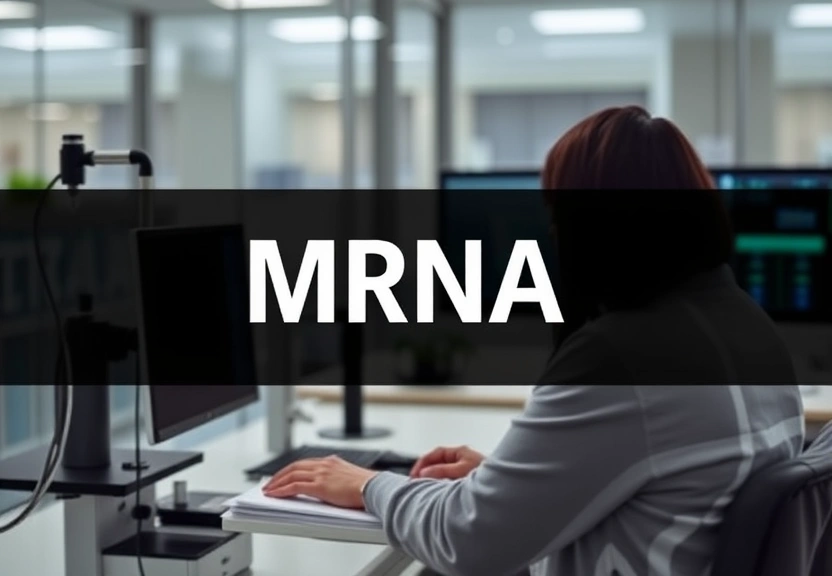 Representação visual de Moderna (MRNA) Faces Challenges with mRNA Technology Focus
